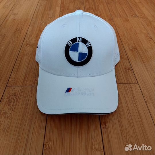 Кепка бейсболка BMW premium белая