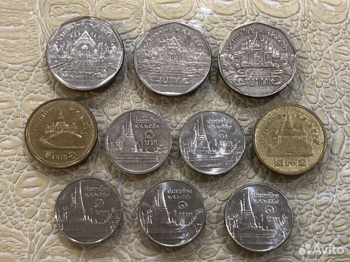 Монеты разные биметалл и др