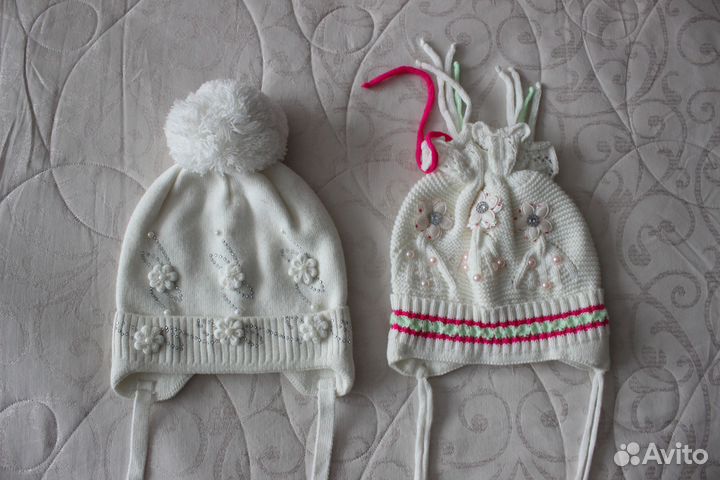 Детские шапки на девочку