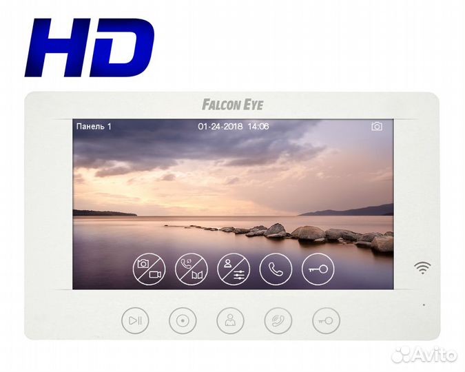 Монитор видеодомофона Falcon Eye Cosmo HD Wi-Fi VZ