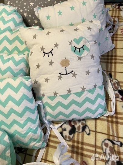 Детские бортики подушки