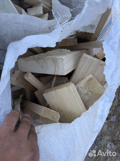 Дрова в мешках