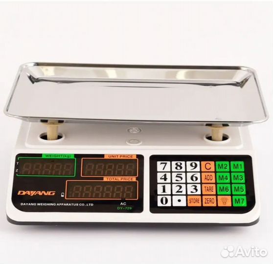 Торговые настольные весы до 40кг