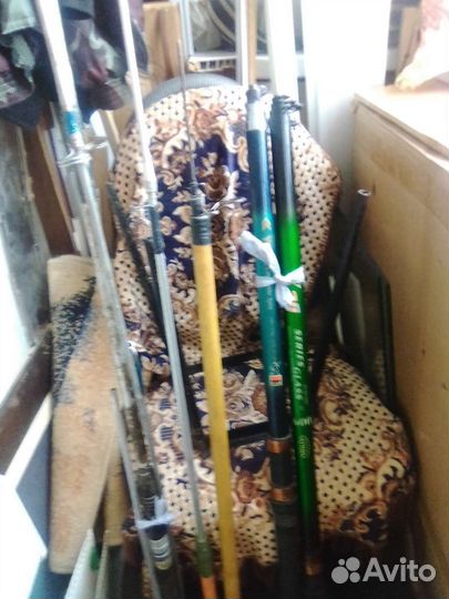 Удочки телескопические;- спининги