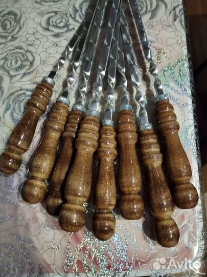 Шампура 8шт новые из нержавейки