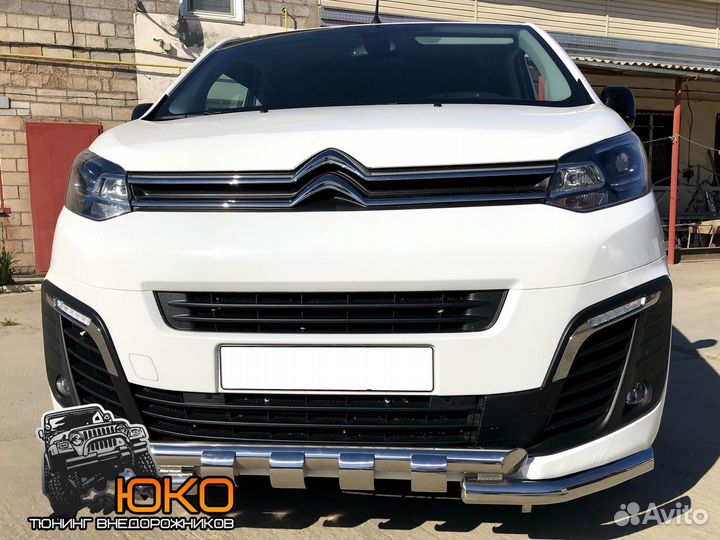 Защита переднего бампера Citroen SpaceTourer