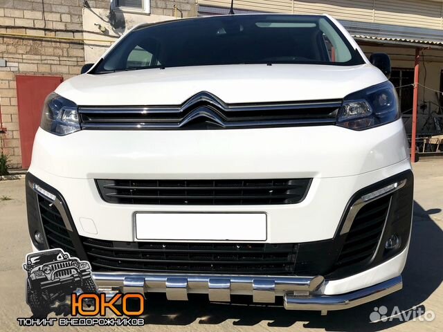 Защита переднего бампера Citroen SpaceTourer