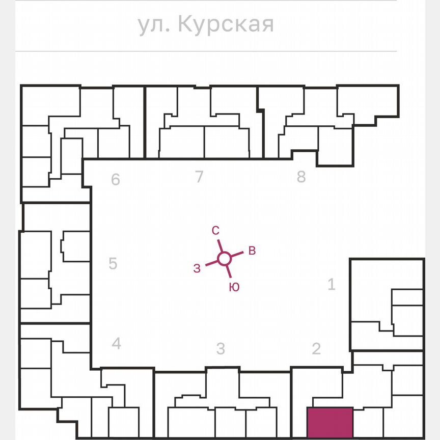 2-к. квартира, 62,8 м², 2/10 эт.