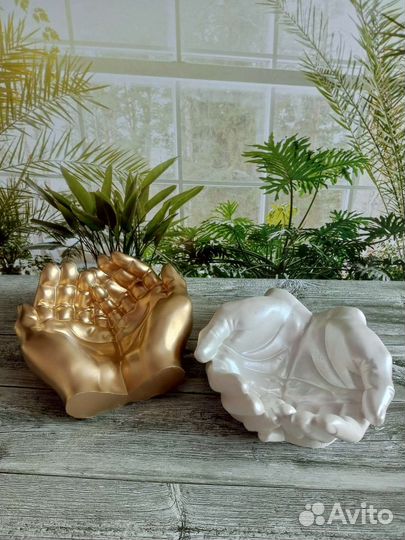 Гипсовая ваза 