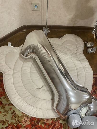 Фольгированный шар цифра 1