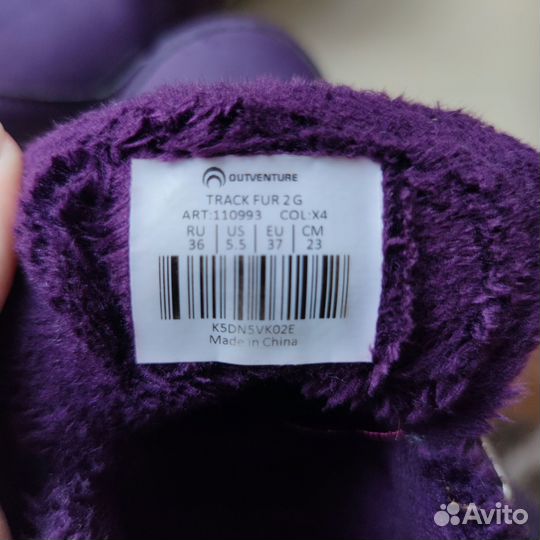 Ботинки женские зимние 36размер