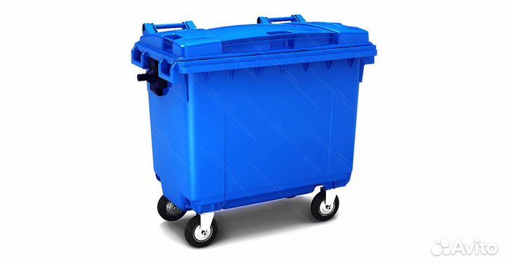 Бак мусорный пластиковый 660л PC-4745