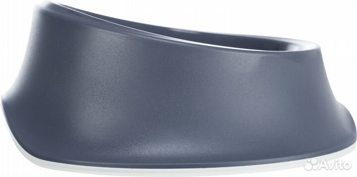 Trixie миска, пластик/резиновая кромка, темно-сини