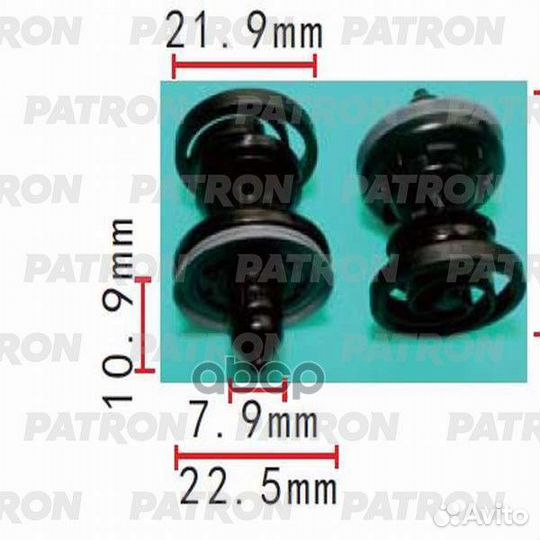 Клипса пластмассовая Audi, Seat, Skoda, Volkswa