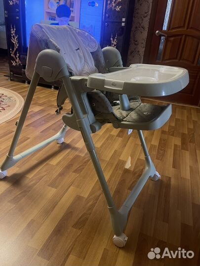 Детский стульчик для кормления happy baby