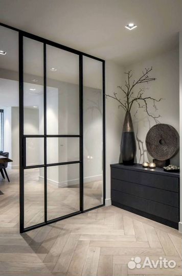 Двери купе для зонирования пространства