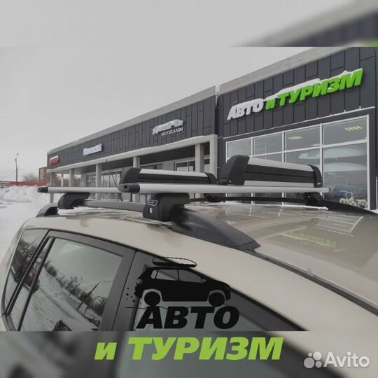 Багажник лыжные и сноуборд крепления Toyota Rav 4