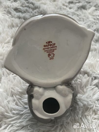 Пепельница ручная работа фарфор Кисловодск