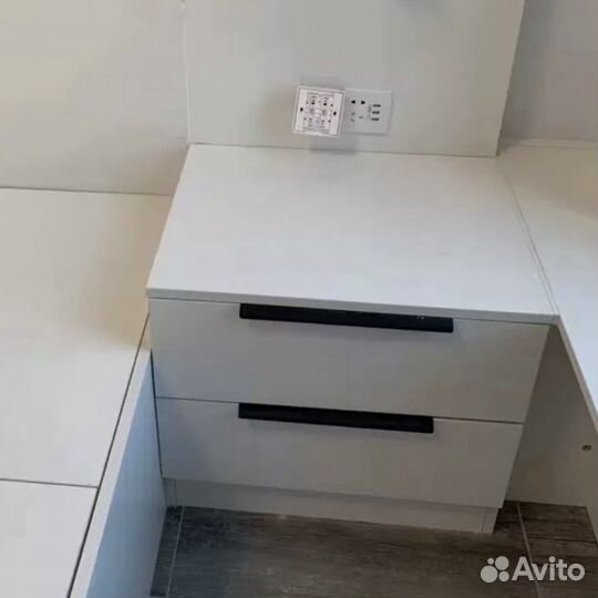 Мебельные ручки черные длинные ручки профильные