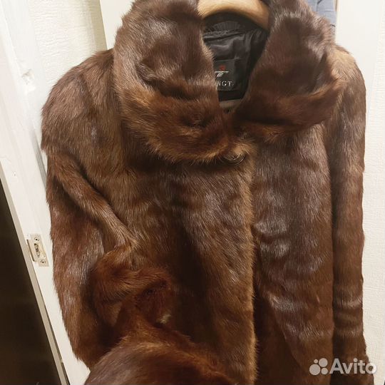 Шуба натуральная длинная 52 (50 -54) Шуба сурок