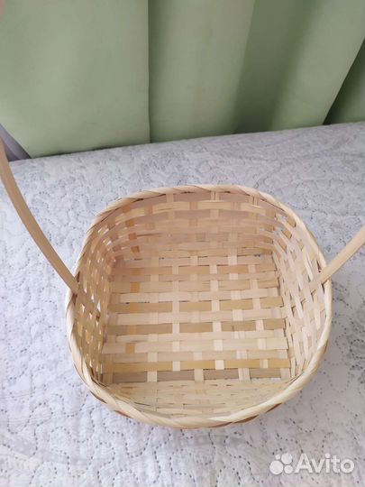 Корзина плетеная новая