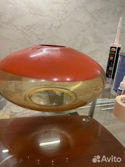 Плафоны для люстры стеклянные d 40см