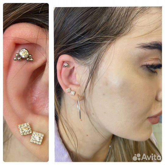 Пирсинг, микродермал