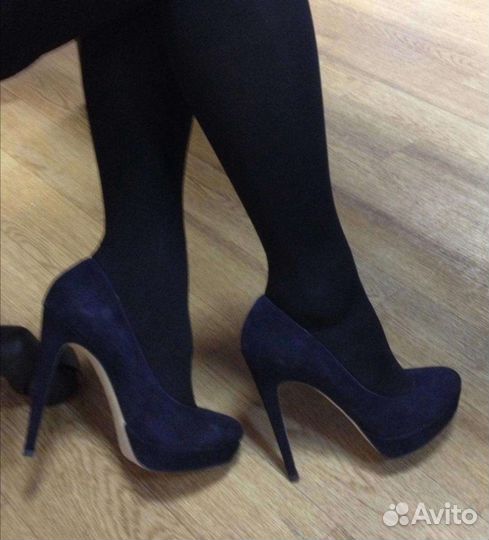 Туфли замшевые