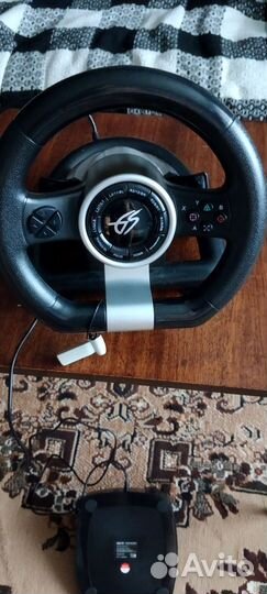 Игровой руль с педалями для ps4