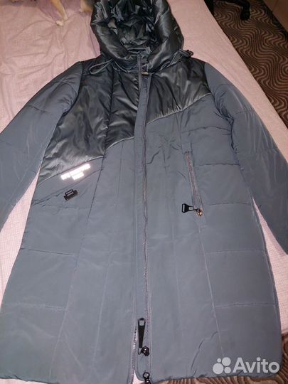 Пуховик женский 50 размер бу