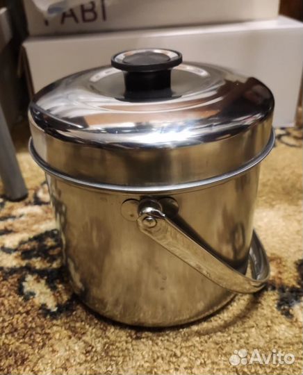 Котелок туристический с тарелкой Новый