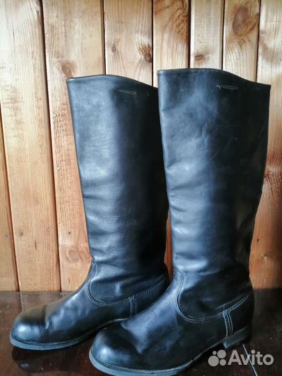 Сапоги офицерские хромовые времен СССР