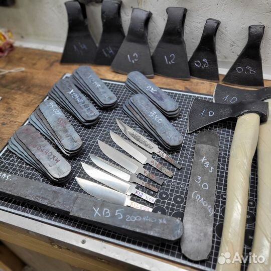 Кованные поковки (бланки), клинки и топоры