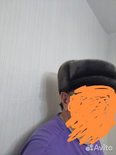 Мужская шапка размер 59-60 по окружности головы