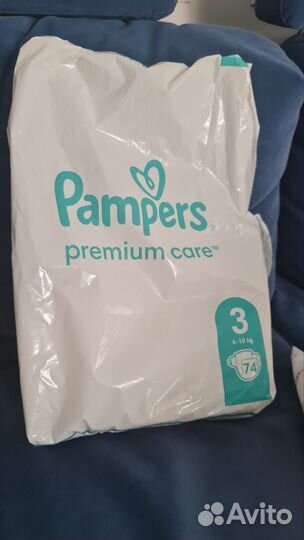 Подгузники Pampers Premium care 3, 6.10 кг