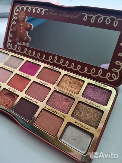 Палетка теней Too faced Gingerbread