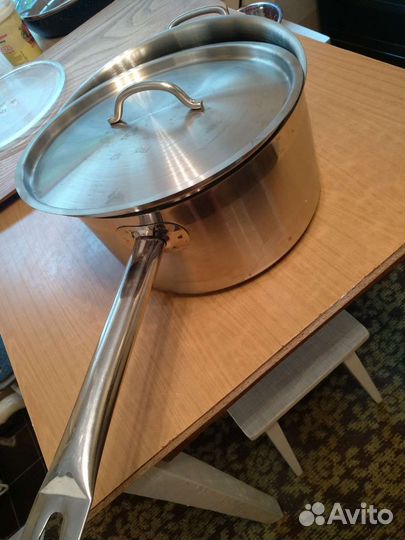 Кастрюля из нержавейки 8 л