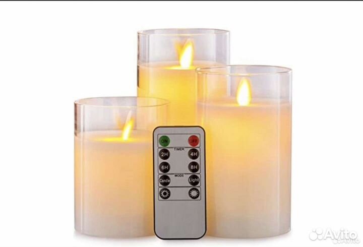 Свечи беспламенные на батарейках
