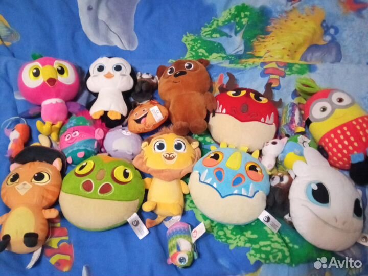 Мягкие игрушки, Макдональдс и Магнит