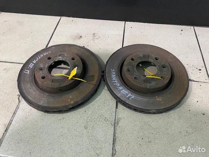 Тормозной диск передний Hyundai Elantra 3 XD