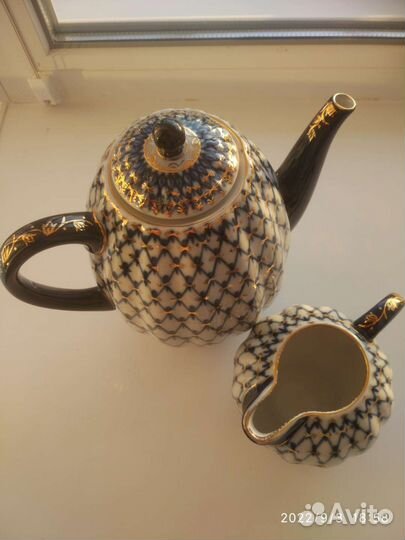 Предметы из сервиза Кобальтовая сетка