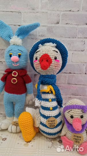 Мягкая игрушка заяц