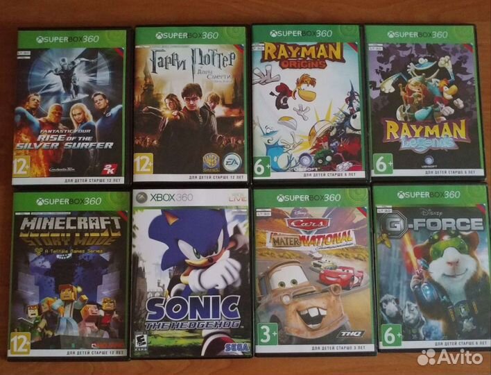 Диски Xbox 360 игры для детей