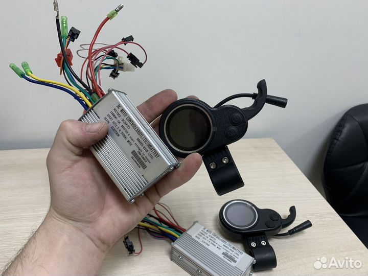 Контроллер 36v-350w + дисплей с курком а
