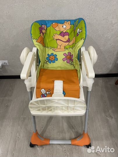 Стульчик для кормления chicco polly 2 в 1