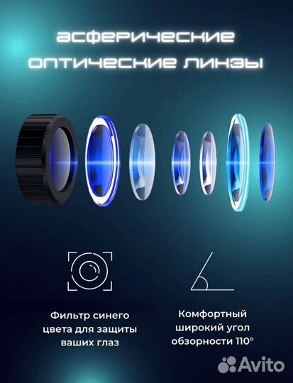 Очки виртуальной реальности с пультом