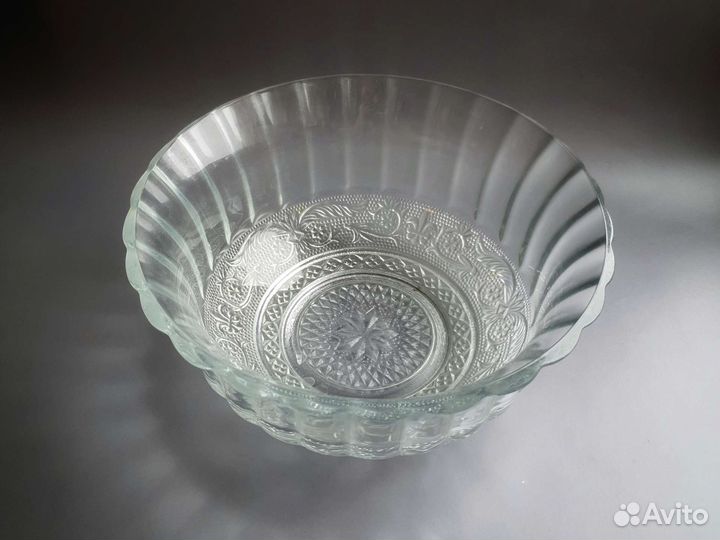 Салатник конфетница фруктовница менажница хрусталь