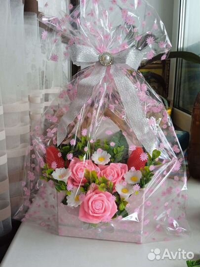 Букет из мыла ручной работы