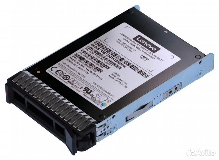 Накопитель Lenovo 4XB7A14176 7.68Tb 2.5