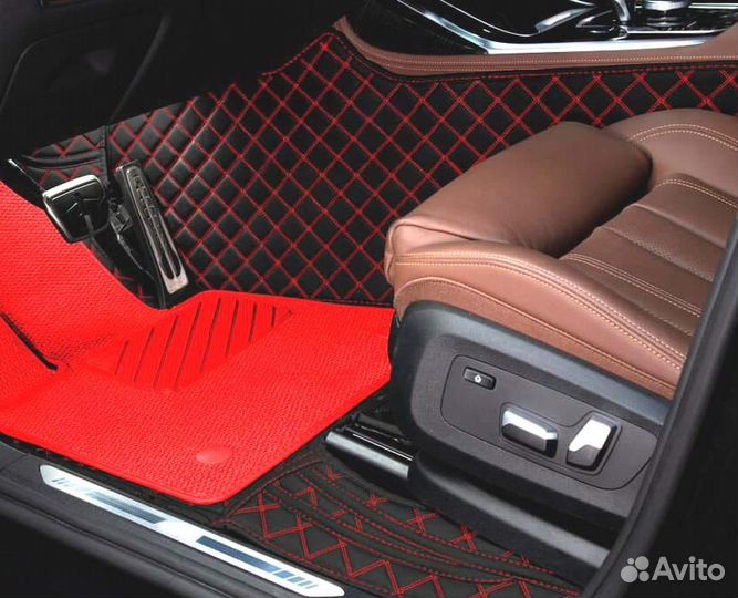 3D Коврики Exeed Салон Багажник из Экокожи